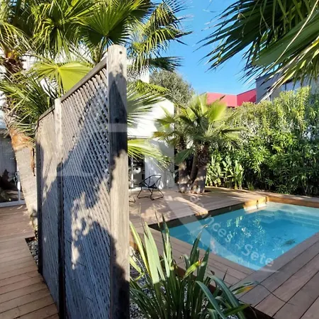 Super 6 Personnes Avec Piscine Et Climatisation A Cote Des Plages فيلة *